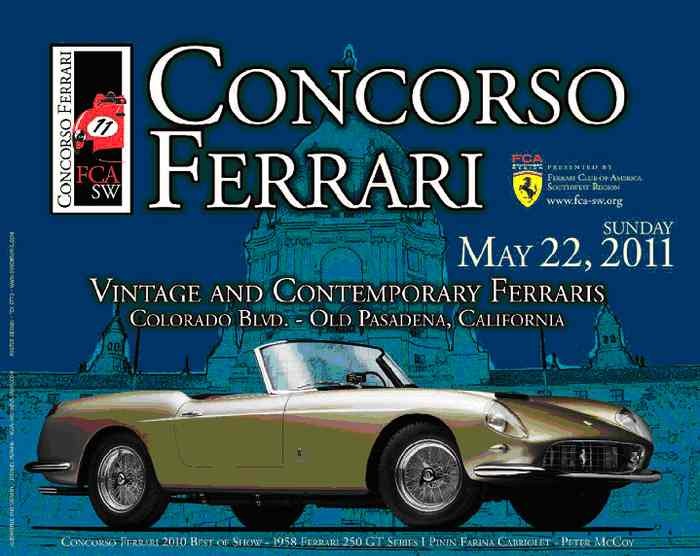 The Concorso Ferrari hosted by the Ferrari Club of America's Southwest