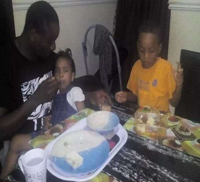 emeka ike feeding kids