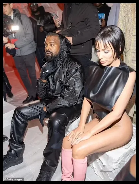 Kanye west and Bianca Censori