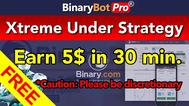 Xtreme Under Strategy | Binary Bot | Free Download