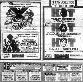 Carteleras de cine en el verano de 1984