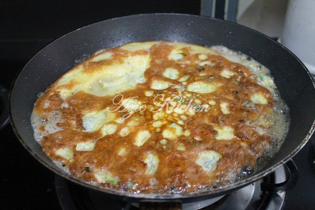 Telur Goreng Daun Bawang Sedap - Azie Kitchen