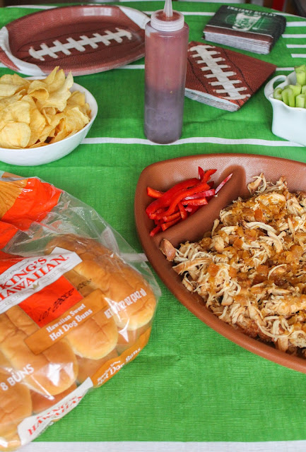 Slow Cooker Hawaiian Pulled Chicken Sandwiches | The Chef Next Door #KHGameTime