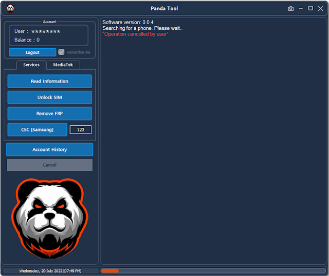 Panda Tools V0.4 Latest Free Download [ We provide Fast unlock Sloution]