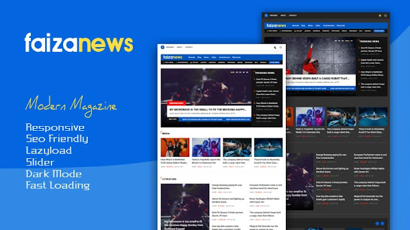 Template Blogger Responsif Faizanews
