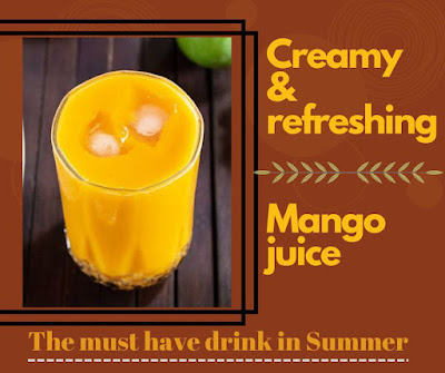 Mango juice - Summer Drinks