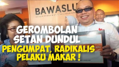 Gerombolan Setan Gundul Adalah Pengumpat, Radikalis, Penyebar Hoax dan Pelaku Makar