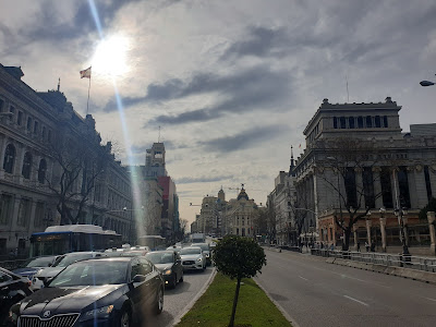 El centro de Madrid en los primeros días del coronavirus