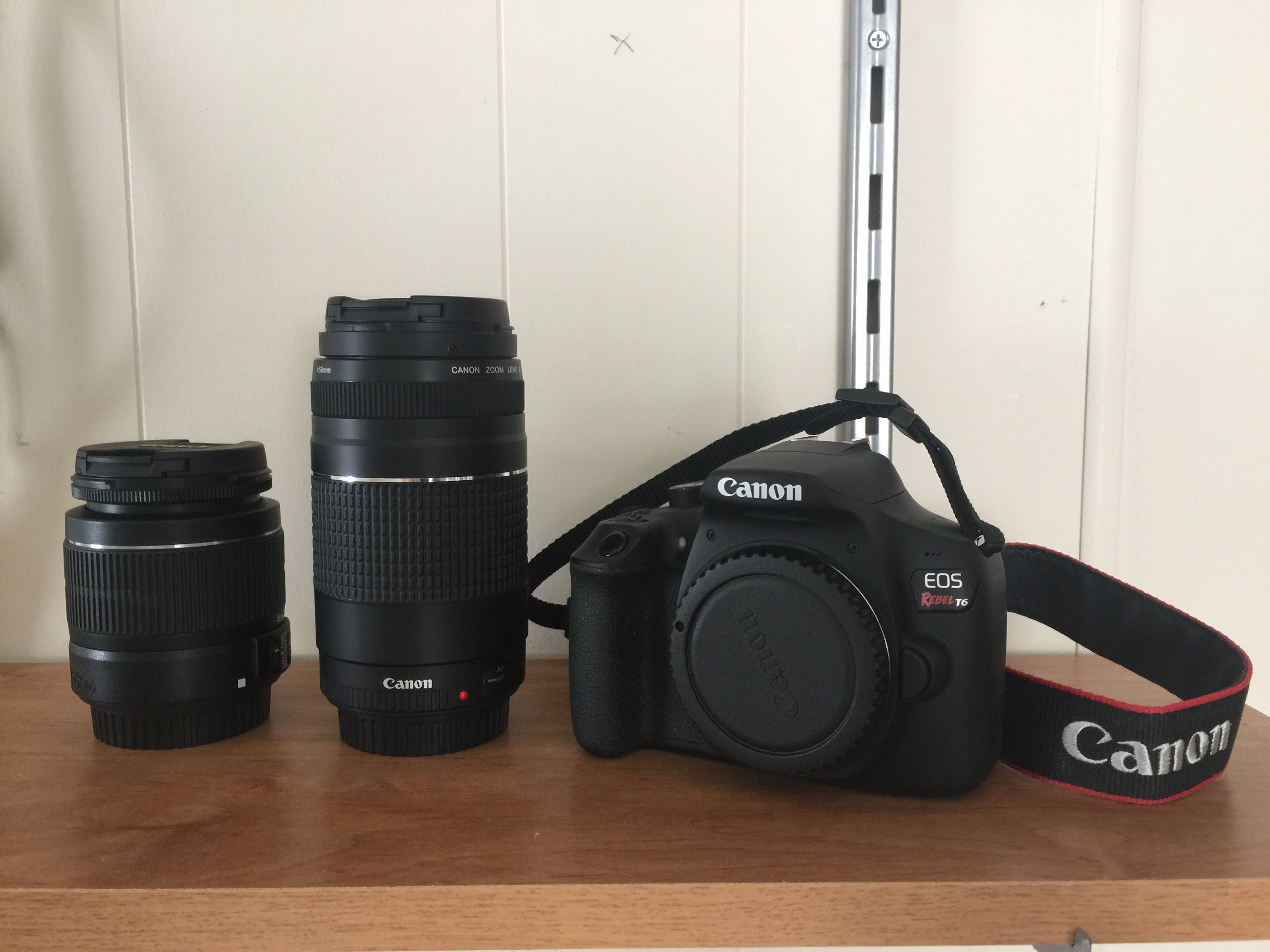 Canon T6 Premium Package.  Camera and Both Lenses.