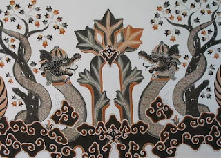 Batik Cirebon Motif Naga Saba