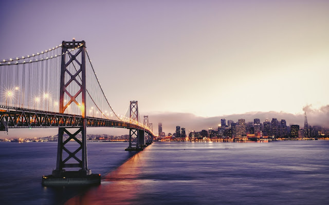 El Puente Golden Gate en la Ciudad de San Francisco California