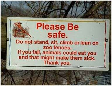 11 Most Funny Safety Warning Signboards