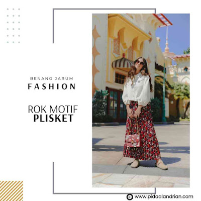 Rok plisket premium Buttonscarves