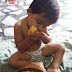 Pakistani Baby Eating Mango Funny Pictures