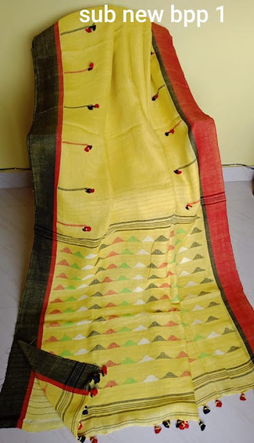  Linen by Linen Jamdani Saree 