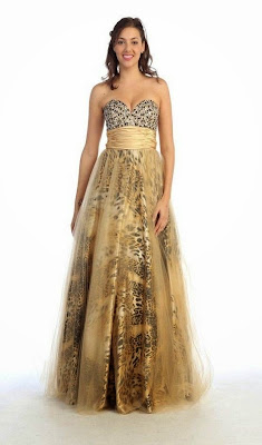 long gowns gold