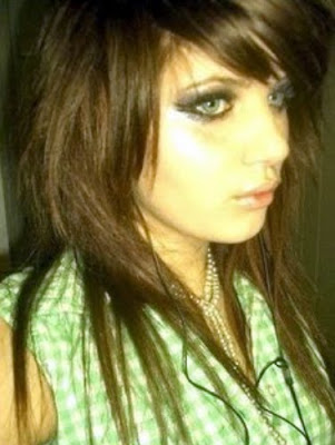 Emo girls hair!