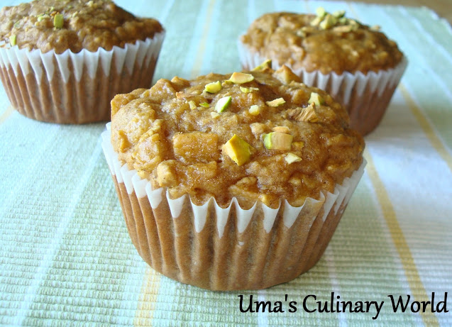 apple oats muffins