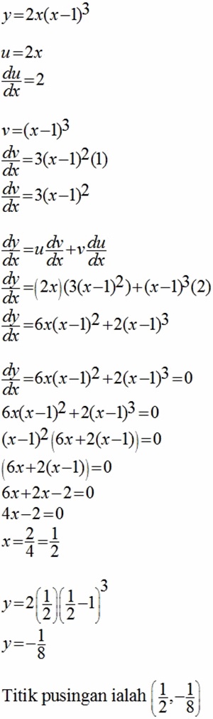 Matematik Tambahan: Pembezaan