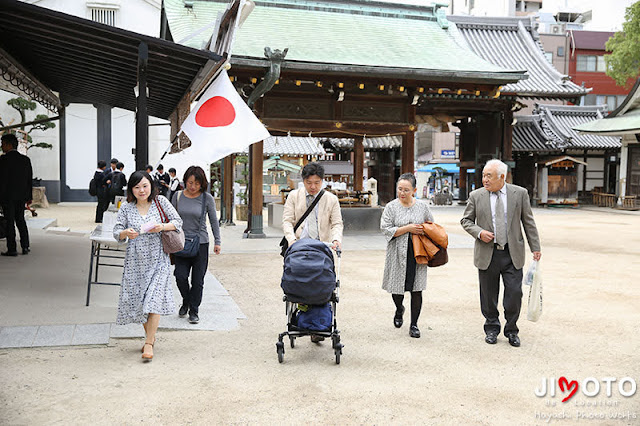 大阪天満宮でお宮参り出張撮影