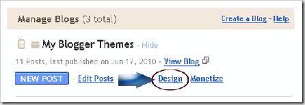 manage blog