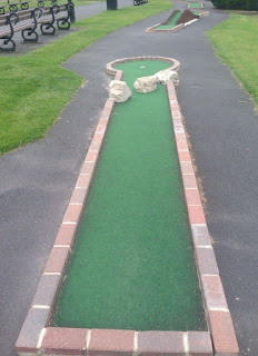 Crazy Golf course at Valley Gardens in Harrogate by Henri Myers 190717