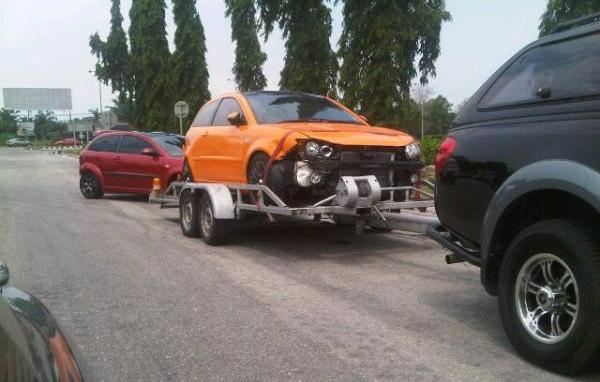 PROTON SATRIA NEO WWW1 KEMALANGAN JALAN RAYA? | Engine Carian