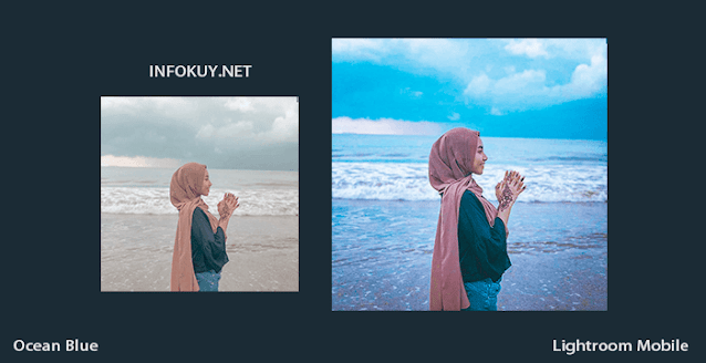 Tutorial Edit Foto Ocean Blue Lightroom