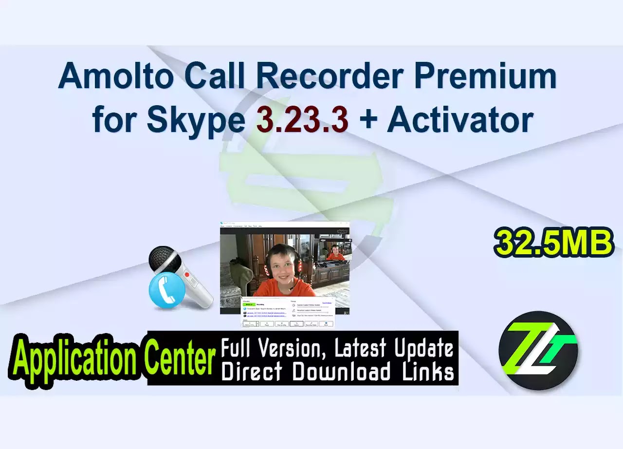Amolto Call Recorder Premium for Skype 3.23.3 + Activator