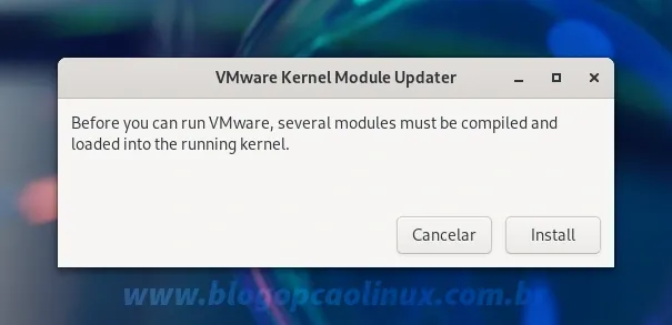 Before you can run VMware, several modules must be compiled and loaded into the running kernel.