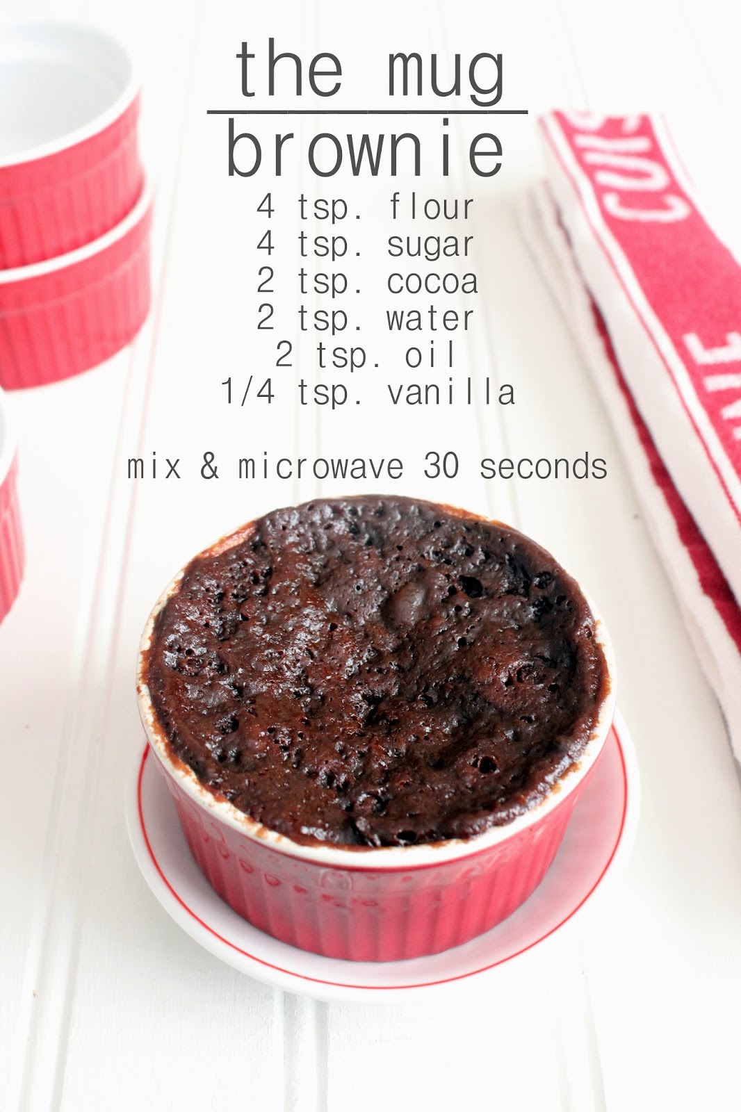 Cherry Tea Cakes: The "Mug" Brownie