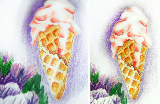 currant ice cream drawing