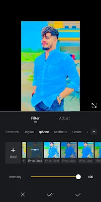 IPhone Vivid Filter For VN Video Editor App iphone filter for android 2023