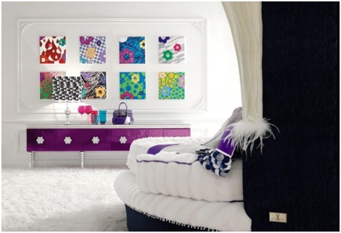 KITSCH OR POP ART BEDROOM DECORATION