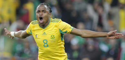 tshabalala primer goleador seleccion de sudafrica