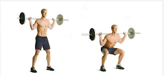 Barbell Squats | 3 Set 10-12 Repetisi