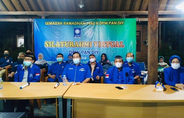 Silaturahmi Virtual PAN DIY Ke Muhammadiyah DIY : Tatap Selaraskan Garis Perjuangan