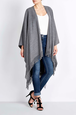 Wallis Woven Fringed Wrap