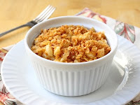 Macaroni and Cheese as Crunchy Potato Chip Topping Delivery System