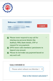 Member passbook, pf check, uan