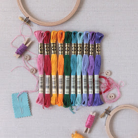 Rainbow Embroidery Floss from Benzie