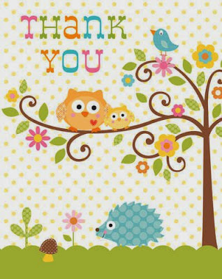 Baby shower thank you cards