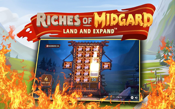 Goldenslot Riches of Midgard: Land and Expand