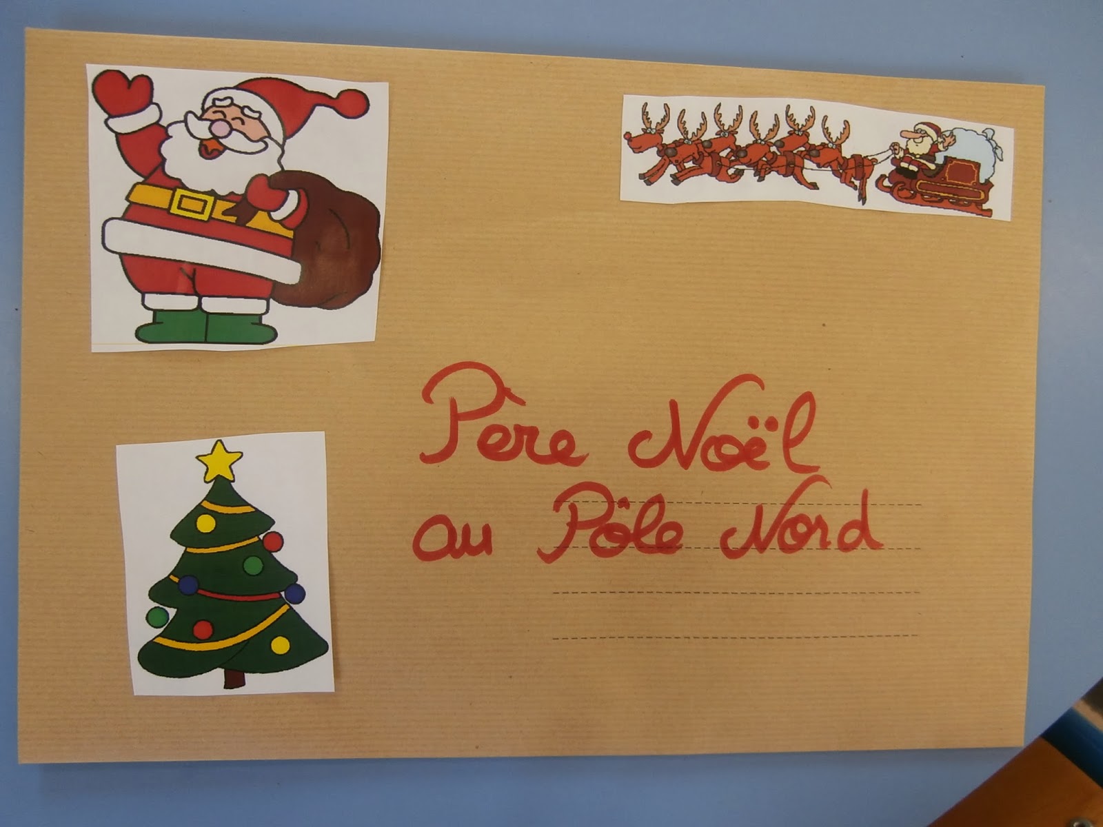 la lettre du pere noel maternelle