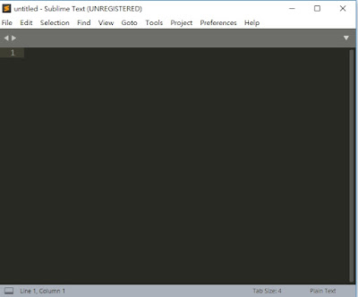 Sublime Text 3 網頁編輯器 下載安裝