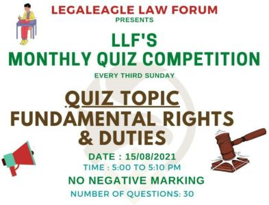 LLF’s Monthly Quiz Competition