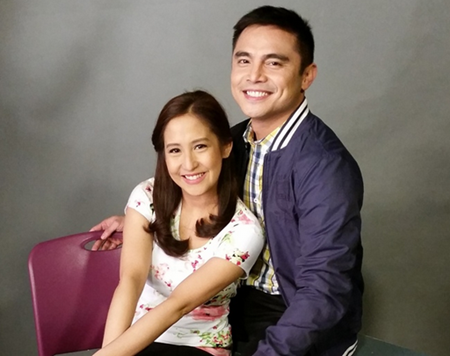 Jolina Magdangal and Marvin Agustin