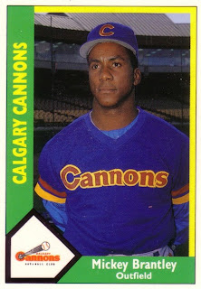 Mickey Brantley 1990 Calgary Cannons card