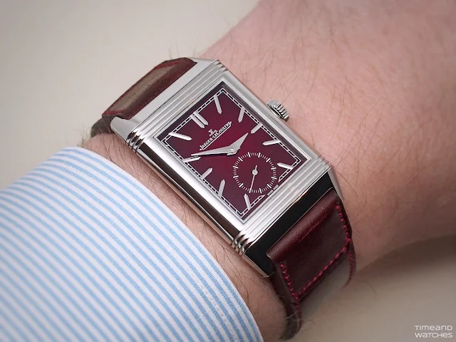 Jaeger-LeCoultre Reverso Tribute Small Seconds Wine-Red Dial ref. 397846J