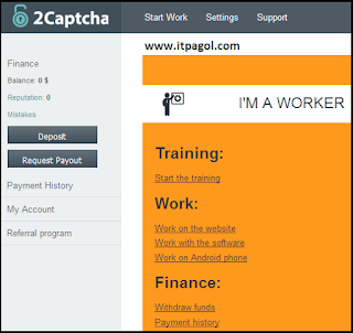 2Captcha Training mode